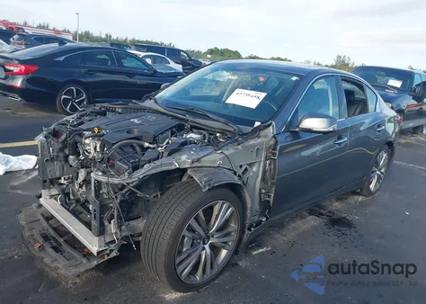 2019 Infiniti Q50 3.0T Sport из США, поврежденный, VIN JN1EV7AP0KM511234